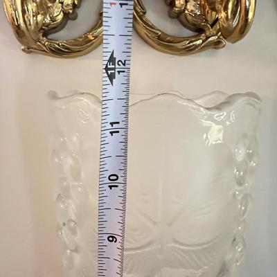 Decorative Candle Glass Holders Sconces Lot