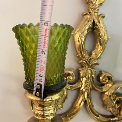 Decorative Candle Glass Holders Sconces Lot