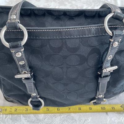 Black Coach handbag