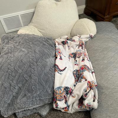 Pillows and blankets