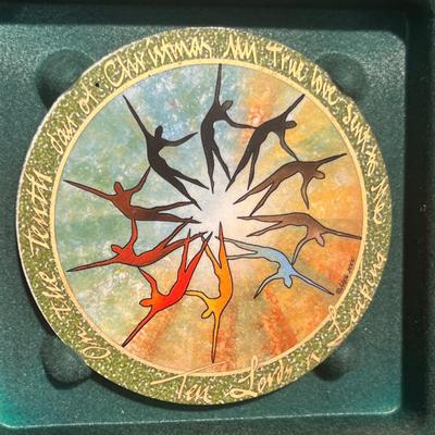 Lot 14 Buckley Moss Disk ornaments #2