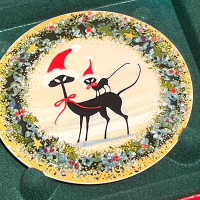Lot 16 Buckley Moss Disk ornaments #4