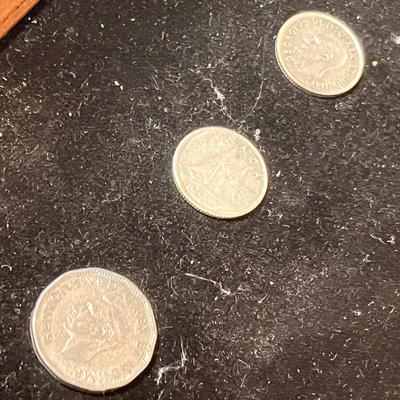 Lot 24 Framed Coins