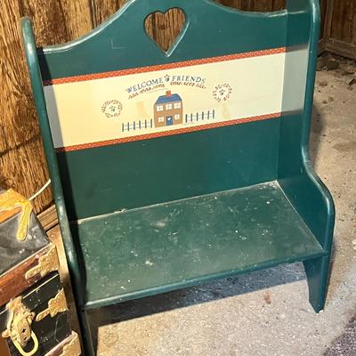 Lot 33 Country style child's bench