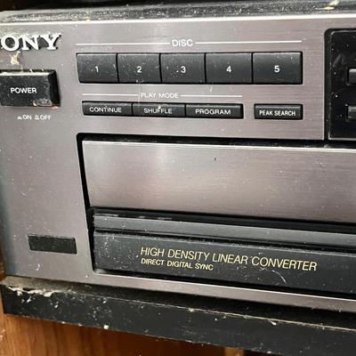 Lot 37 Stereo in cabinet