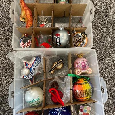 Unique ornaments in cases