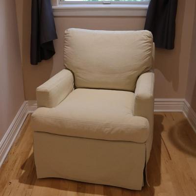 Crate and Barrel Swivel Rocking Chair