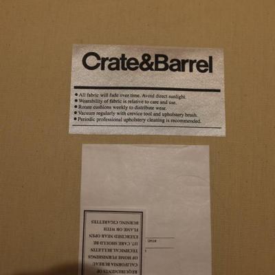 Crate and Barrel Swivel Rocking Chair