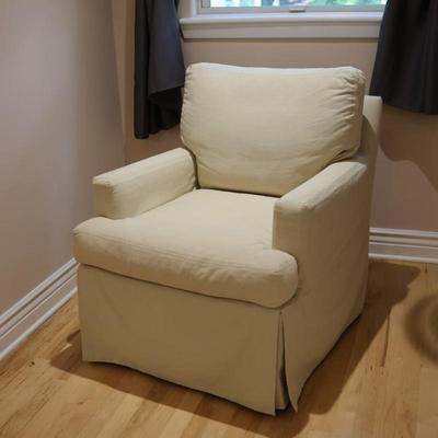 Crate and Barrel Swivel Rocking Chair