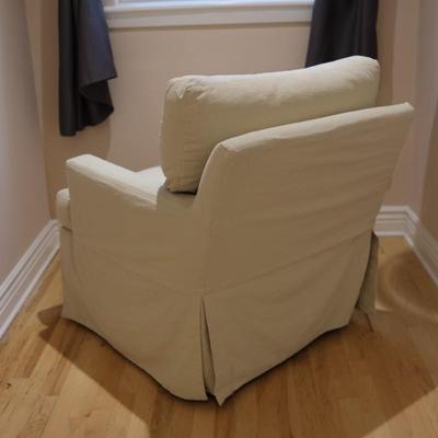 Crate and Barrel Swivel Rocking Chair