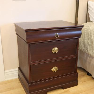 Pair of Three Drawer Mahogany Night Stands