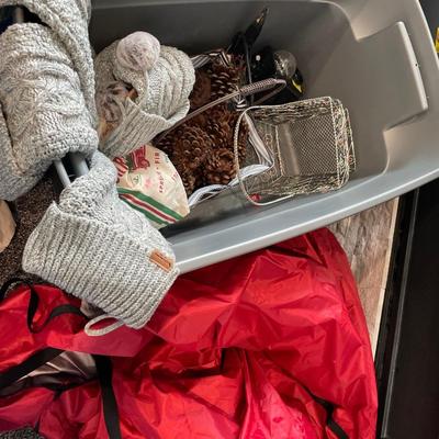 4 totes of Christmas