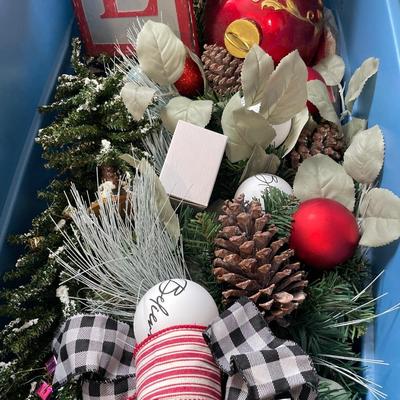 4 totes of Christmas