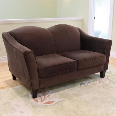 Brown Loveseat Sofa