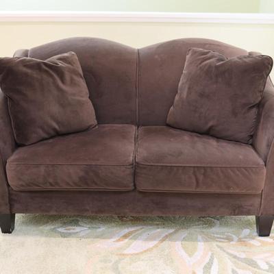 Brown Loveseat Sofa