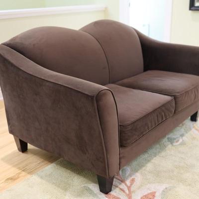 Brown Loveseat Sofa