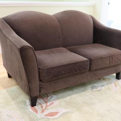 Brown Loveseat Sofa