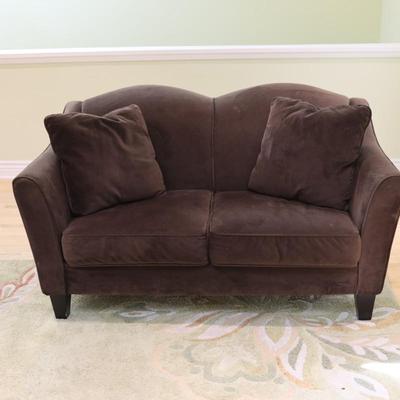Brown Loveseat Sofa