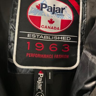 Pajar size medium black winter parka