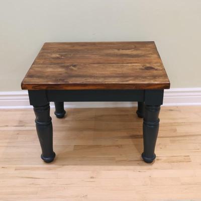 Farmhouse Painted Wooden Side Table