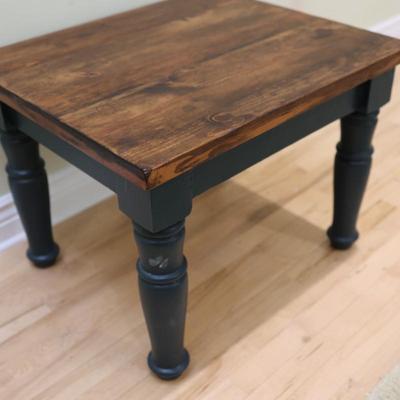 Farmhouse Painted Wooden Side Table
