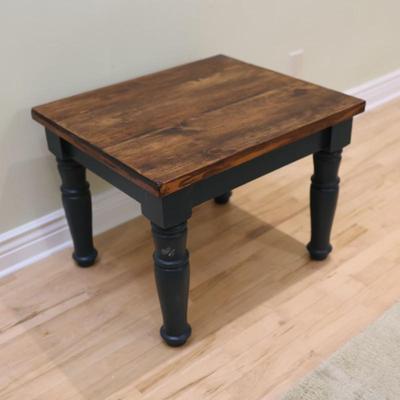 Farmhouse Painted Wooden Side Table