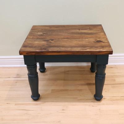 Farmhouse Painted Wooden Side Table