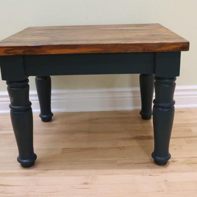 Farmhouse Painted Wooden Side Table