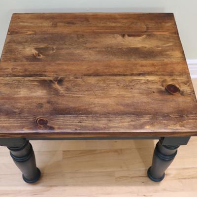 Farmhouse Painted Wooden Side Table