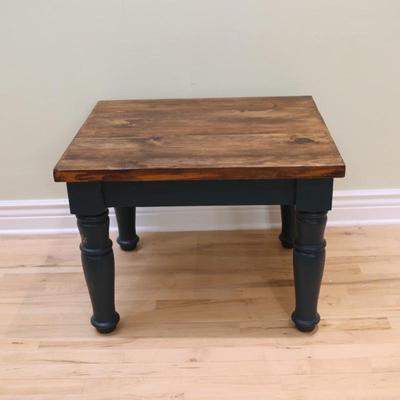 Farmhouse Painted Wooden Side Table