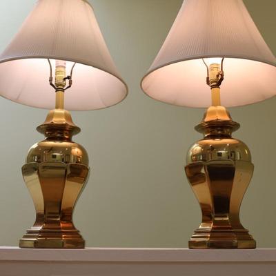 Pair of Heavy Table Lamps