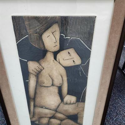 Joseph Demarais signed Print
