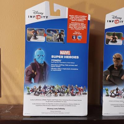 4 DISNEY INFINITY MARVEL SUPER HEROES IN SEALED PACKAGES