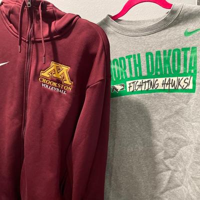 Collegiate shirts