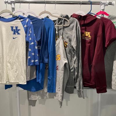 Collegiate shirts