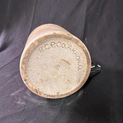 R.C.P. Co Akron, OH stoneware jug