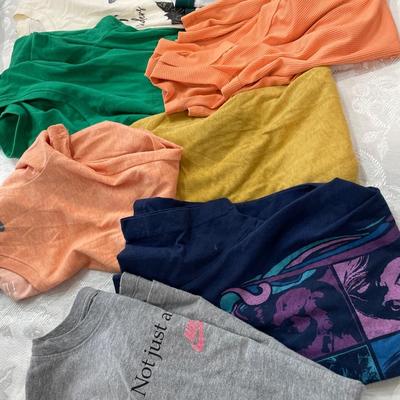 Small tote of ladies tshirts