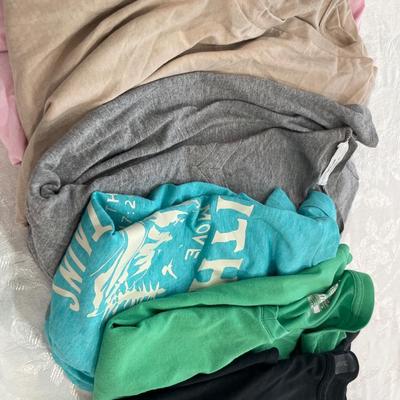 Small tote of ladies tshirts