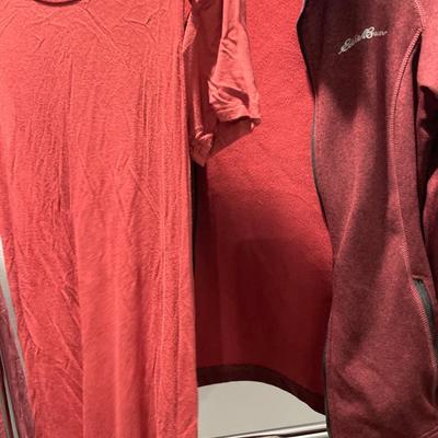 Ladies Burgundy color clothes