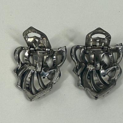 Vintage Rhinestone Shoe Clips