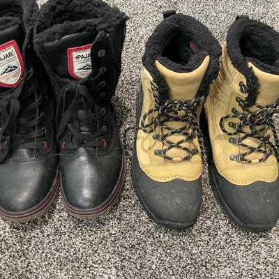 Men’s Pajar & tan boots