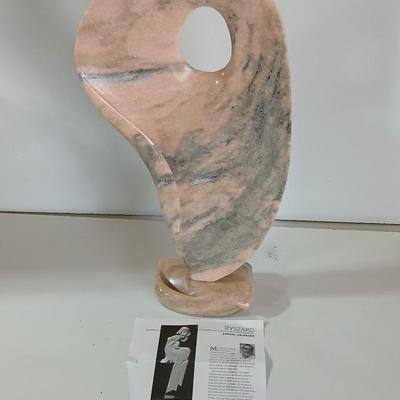 Original Abstract Stone / Marble Sculpture by Ryszard – Denver, Colorado