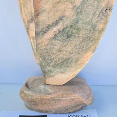 Original Abstract Stone / Marble Sculpture by Ryszard – Denver, Colorado