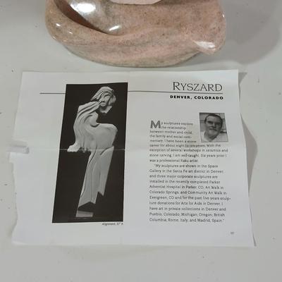 Original Abstract Stone / Marble Sculpture by Ryszard – Denver, Colorado