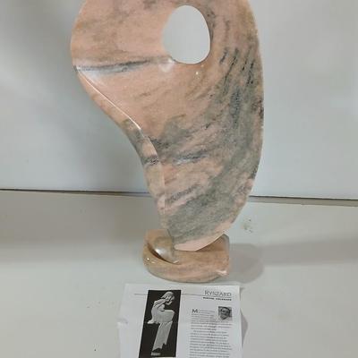 Original Abstract Stone / Marble Sculpture by Ryszard – Denver, Colorado
