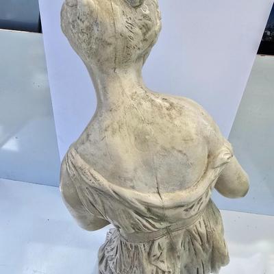 Vintage Classical Garden Statue – Lady with Urn, Composite Stone Finish