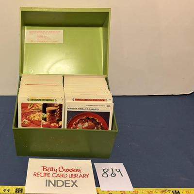 Vintage Betty Crocker Recipe Library