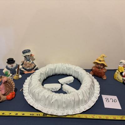 Ceramic Seasonal Wreath