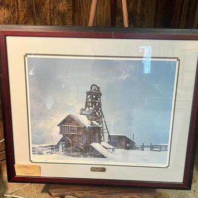 Lot 40 L. Merer 1990 Mill Print