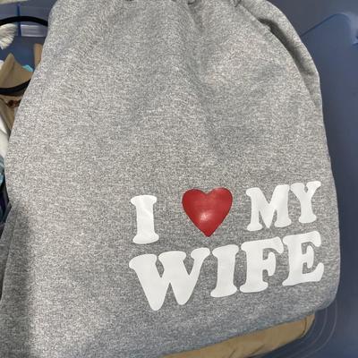 Tote of men’s clothing